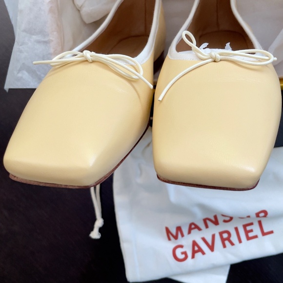 Mansur Gavriel Butter yellow Ballet Flats - Picture 8 of 8